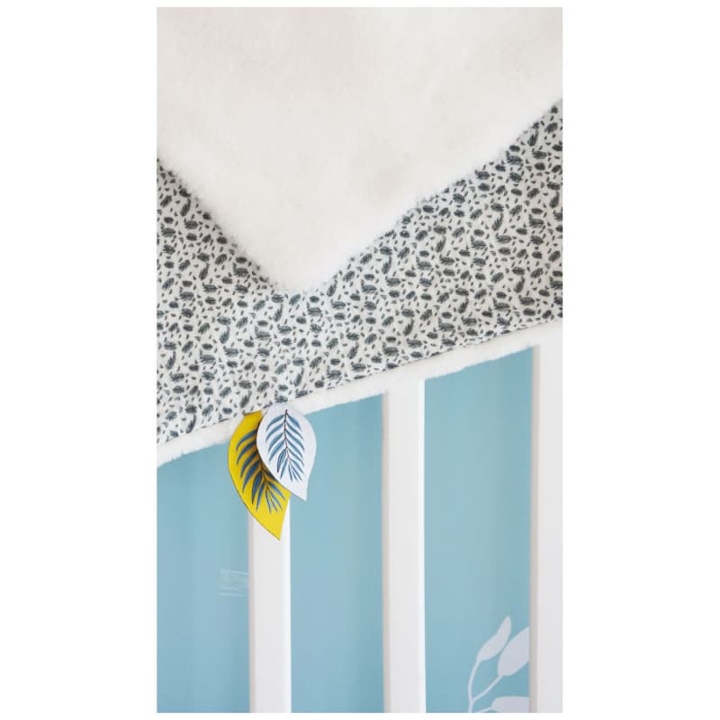 Plaid Douceur Yoca le Koala Blanc, accessoires dc blanc 75x100 2021 — vue 1 sur 3