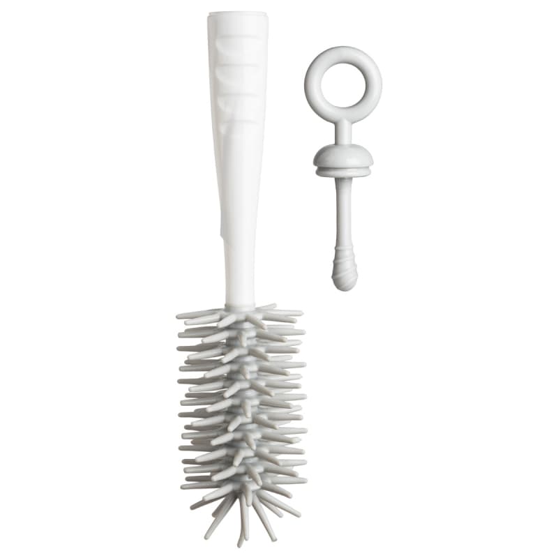 Goupillon + Brosse Tetine, gris babycalin — vue 1 sur 3