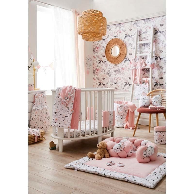 Gigoteuse a Volant, sweet garden bb&co blanc/blush/vert 0/6 mois per — vue 1 sur 2