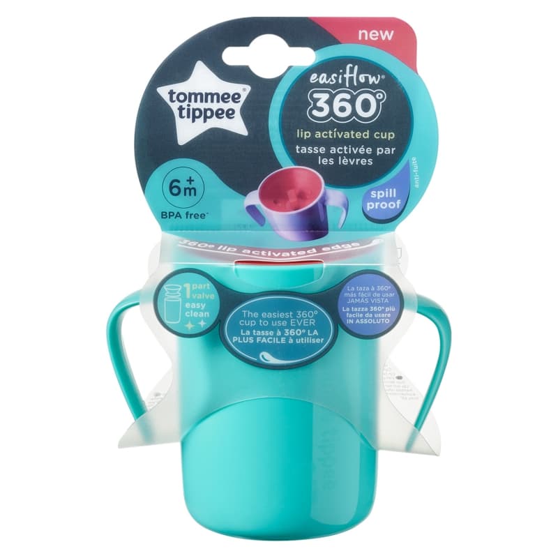 Tasse 360° avec Anses 6m+ Vert, tommee tippee — vue 2 sur 2