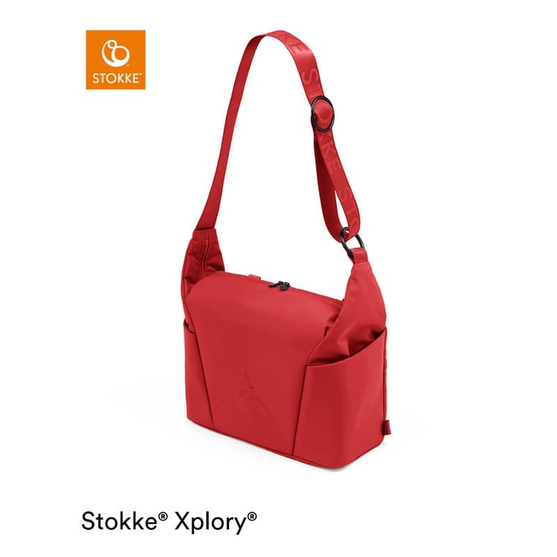 Xplory X Changing Bag Ruby Red, stokke ruby red — vue 1 sur 3
