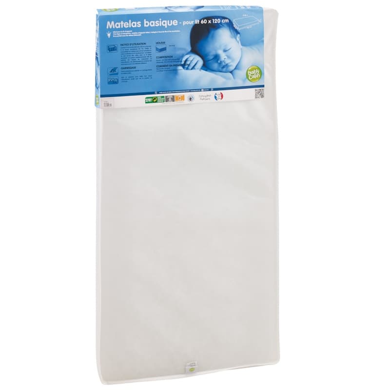 Matelas Lit Eco 26kg/m3 (1), eco babycalin 70x140x10