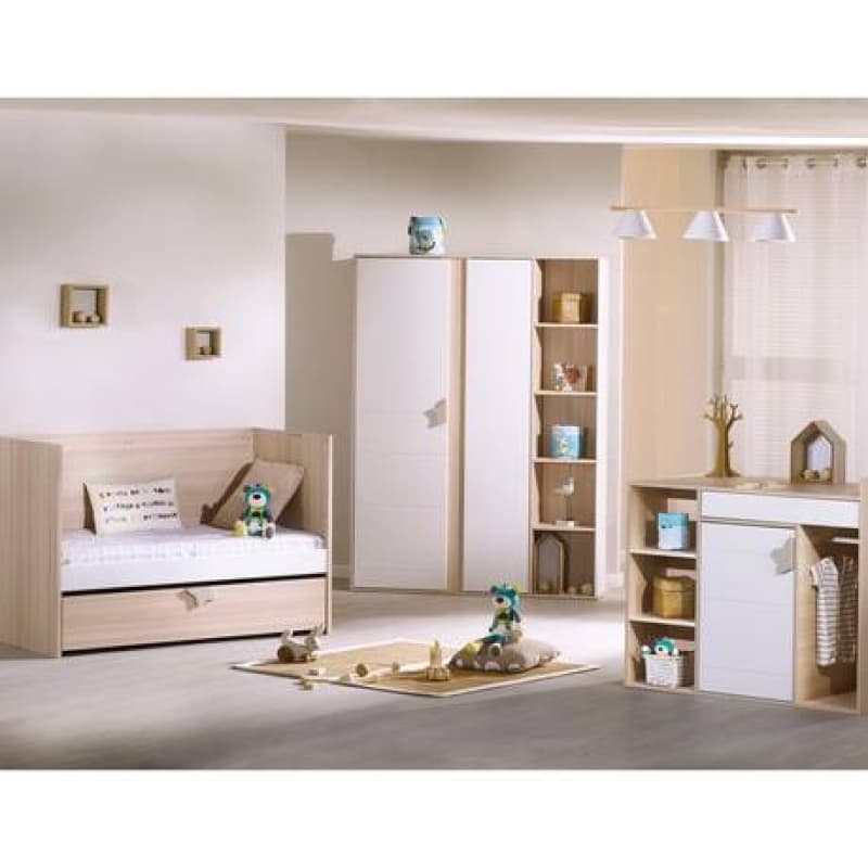 Commode a Langer Evolutive en Bureau Norway, norway sauthon easy blanc/decor hetre cendre l 128 — vue 4 sur 5