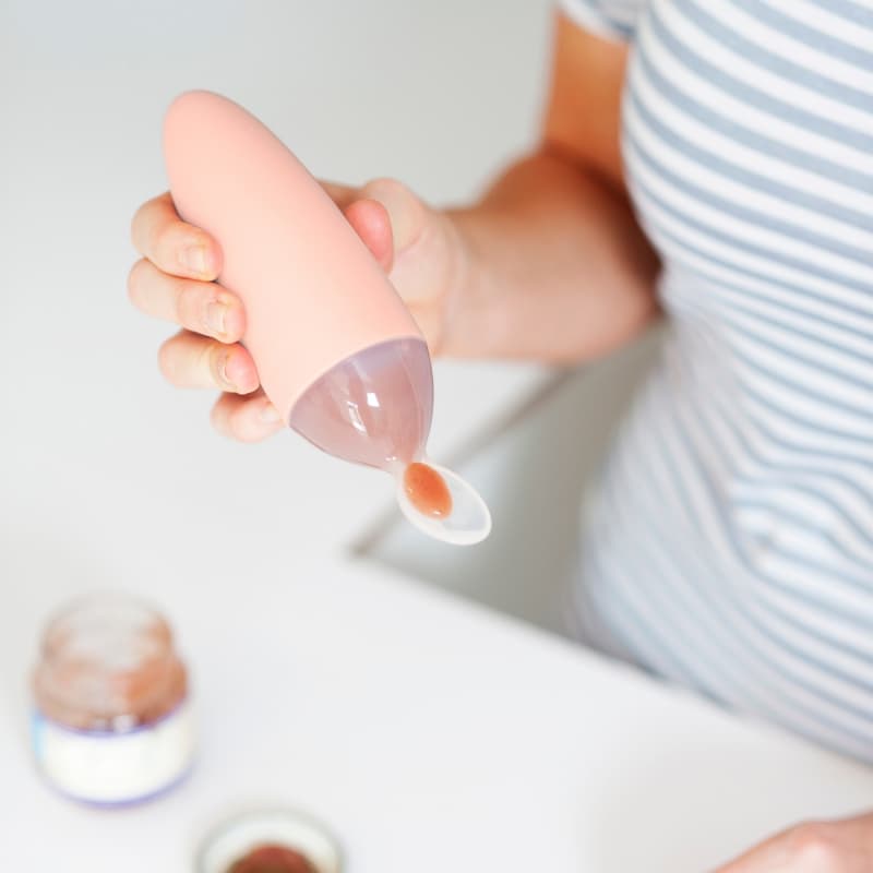 Squirt Cuillere Distributrice d'Aliment - Blush, boon fushia — vue 2 sur 3
