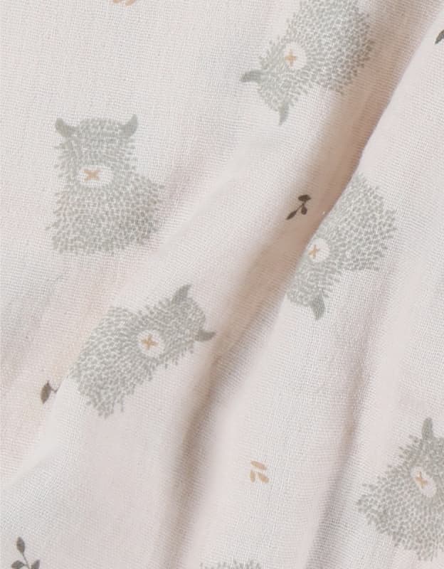 Langes Gaze de Coton Bio X2, 100x100cm fluffy, orso & lily noukie's — vue 2 sur 5