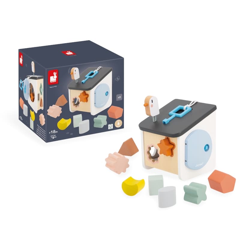 Swc - Maison des Formes Oiseau, jouets d'eveil janod multicolore 16 x 15,5 x 21,5 collection 2024 — vue 2 sur 5