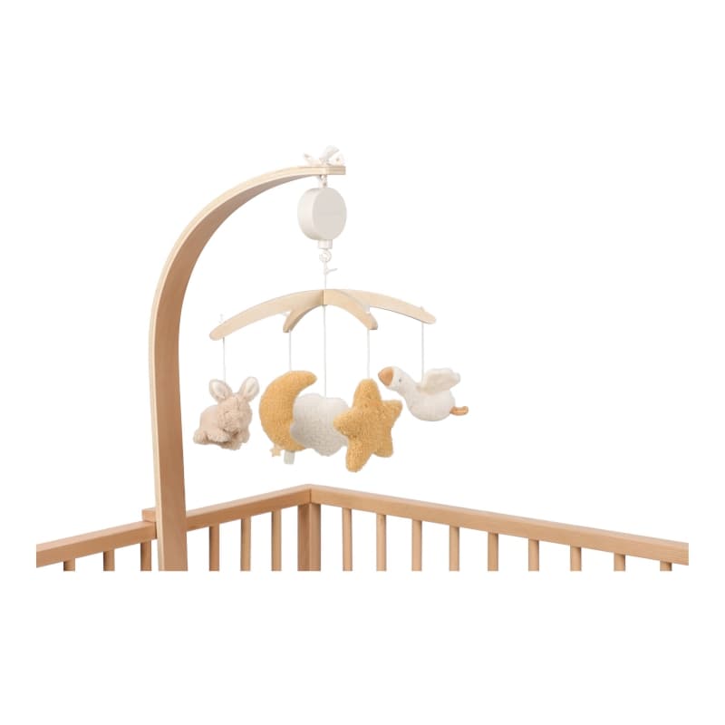 Mobile Musical en Bois Fsc, newborn natural little dutch 25/04 — vue 4 sur 6