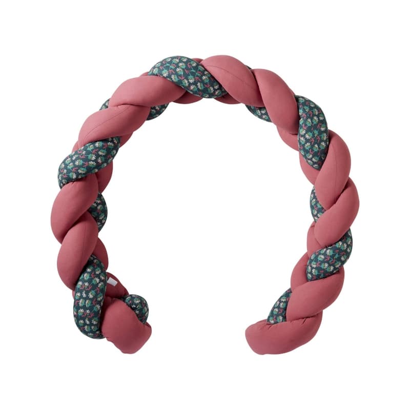 Tresse Decorative Ouatinee - Vintage Flowers, vintage flowers blanc/framboise/fleurs environ 200 cm per — vue 1 sur 4