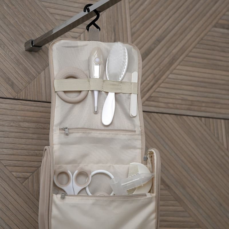 Trousse de Toilette 10 Accessoires, argile beaba — vue 4 sur 5
