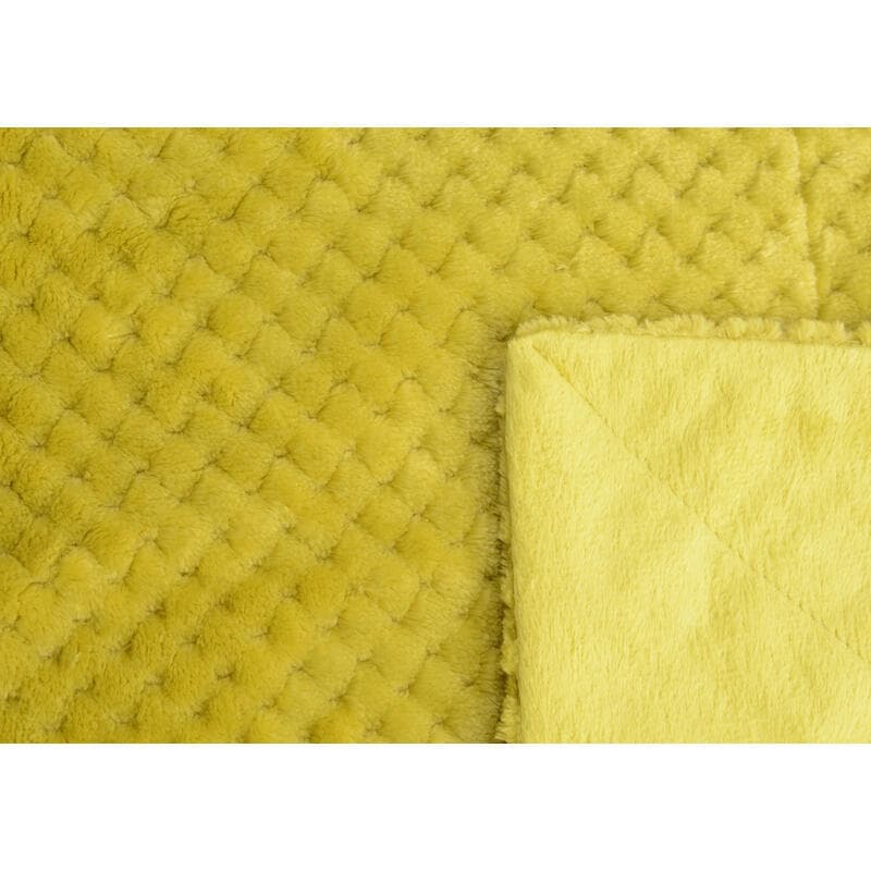 Plaid Damier Olive 130x170, 3qg-plaid amadeus l130xh170xp0.5 p-23 e-23 — vue 2 sur 2