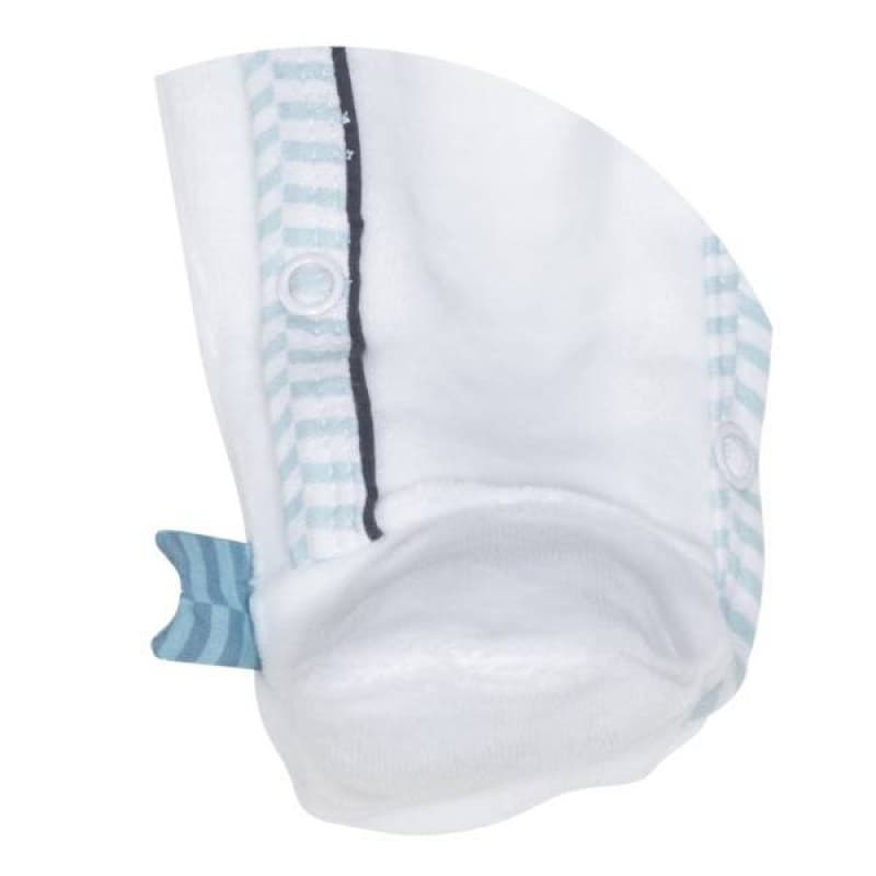 Pyjama Velours Blanc/bleu Ciel New, lazare sauthon babywear 50 x 27 x 1 — vue 1 sur 3