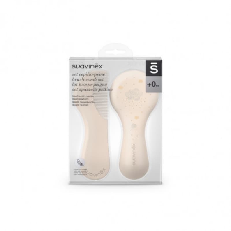 Set Brosse + Peigne Gris, suavinex 2024