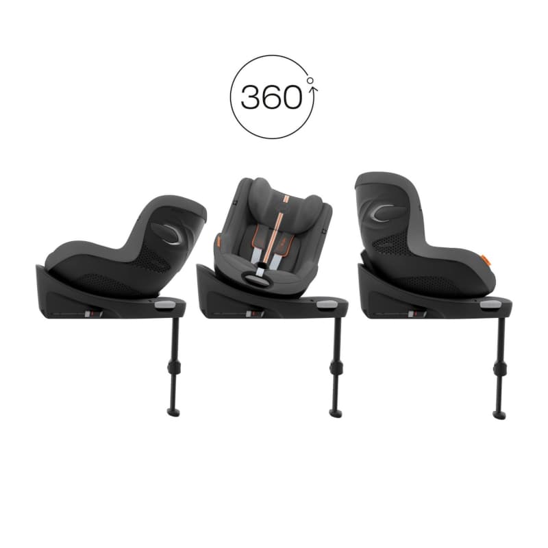 Siege-auto Sirona G I-size Plus, lava grey 61-105cm gold cybex 07-24 — vue 3 sur 5
