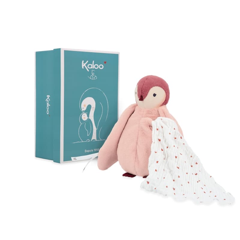 Peluche a Bisous Manchot Rose, complices kaloo 2024 — vue 1 sur 5