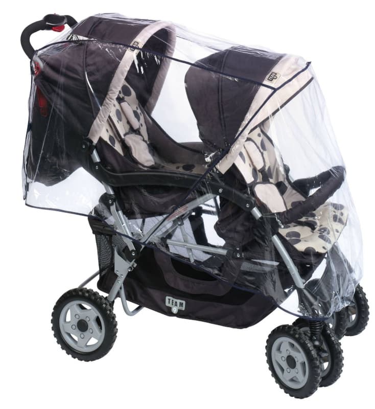 Habillage de Pluie pour Poussette Double, bebe9reference bebe9reference