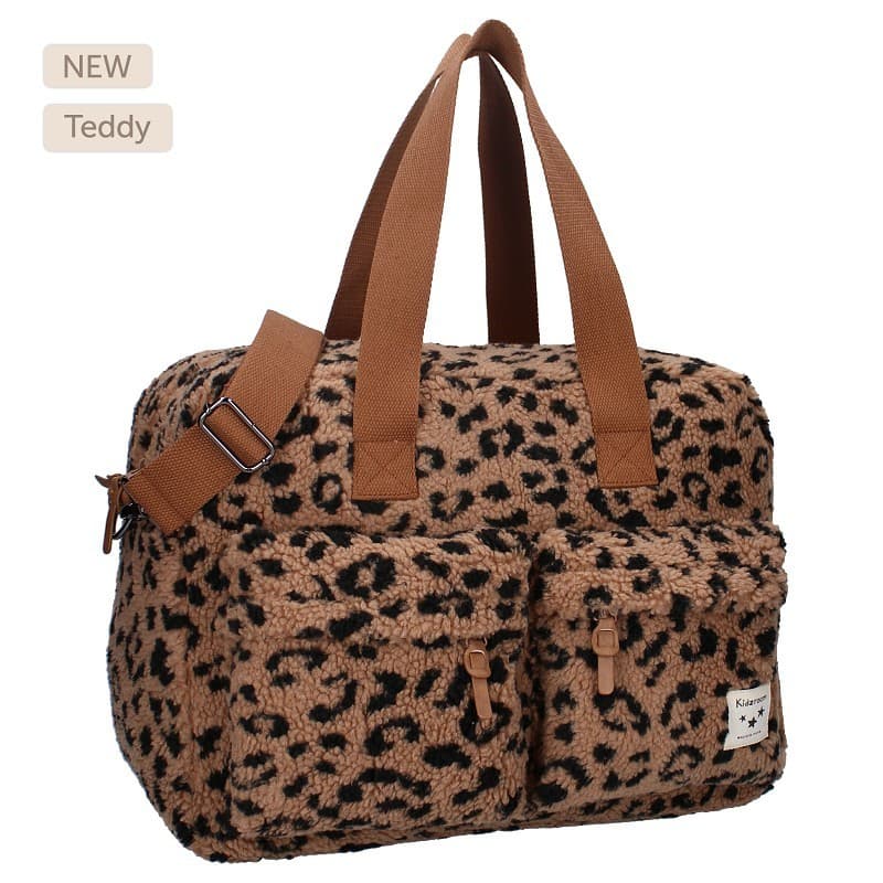 Sac a Langer Sherpa Leopard, caramel kidroom per — vue 1 sur 5