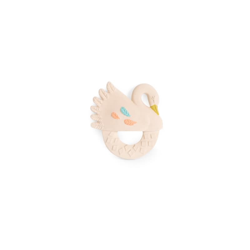 Hochet Anneau de Dentition Caoutchouc Cygne la Petite Ecole de Danse (emb/3), moulin roty — vue 2 sur 5