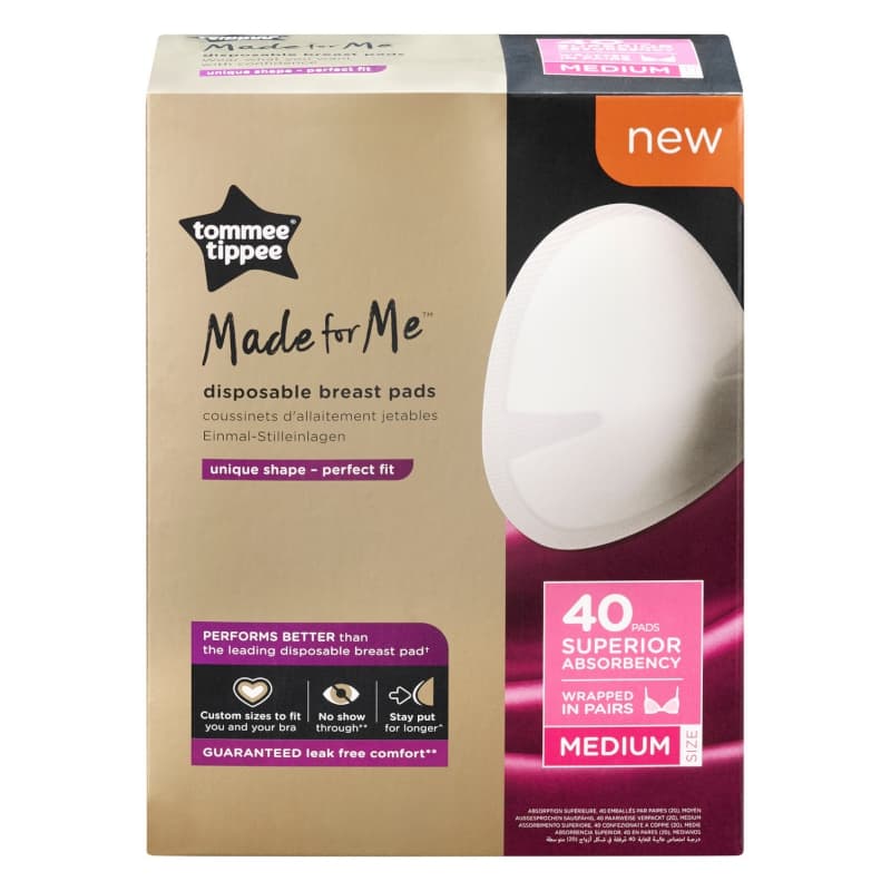 Coussinets d'Allaitement Jetables X40 Taille M, tommee tippee multicolore m
