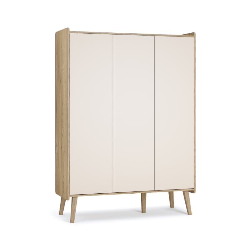 Armoire 3 Portes, beige vintage fresh vox 25/09 — vue 2 sur 2