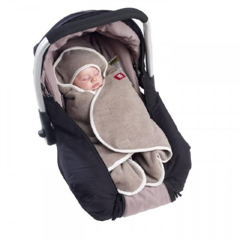 Babynomade Double Polaire, red castle dreamy cloud/gris ardoise 0-6 mois per — vue 5 sur 5