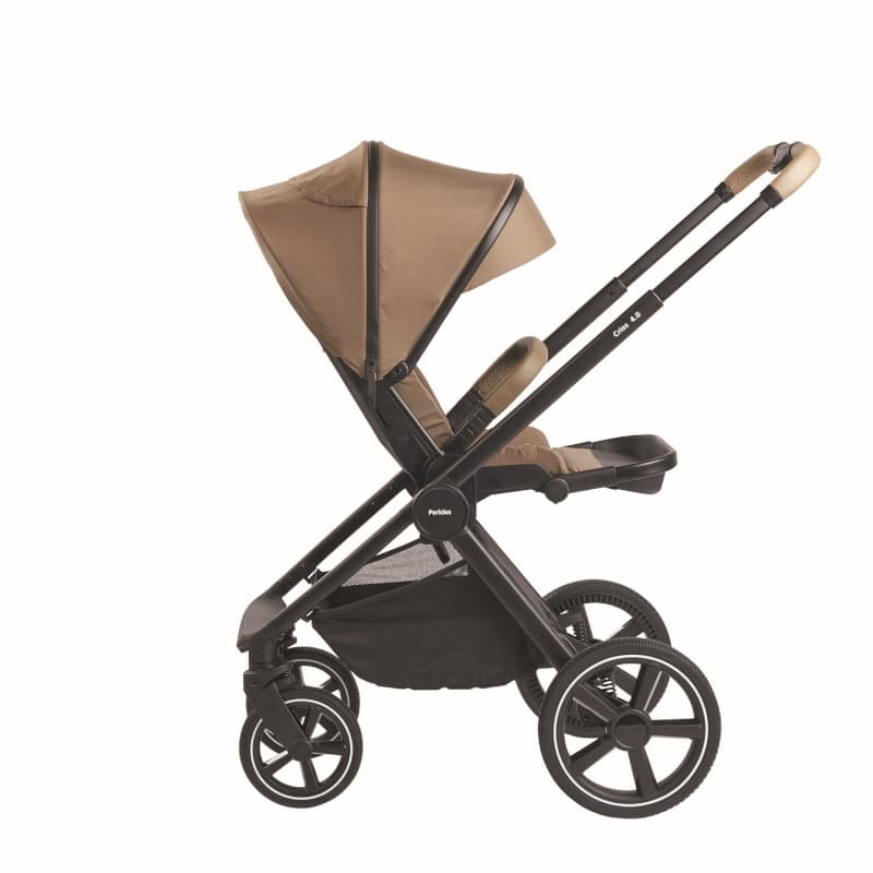 Crios 4.0 Taupe + Habillage de Pluie, roulant pericles taupe — vue 3 sur 5