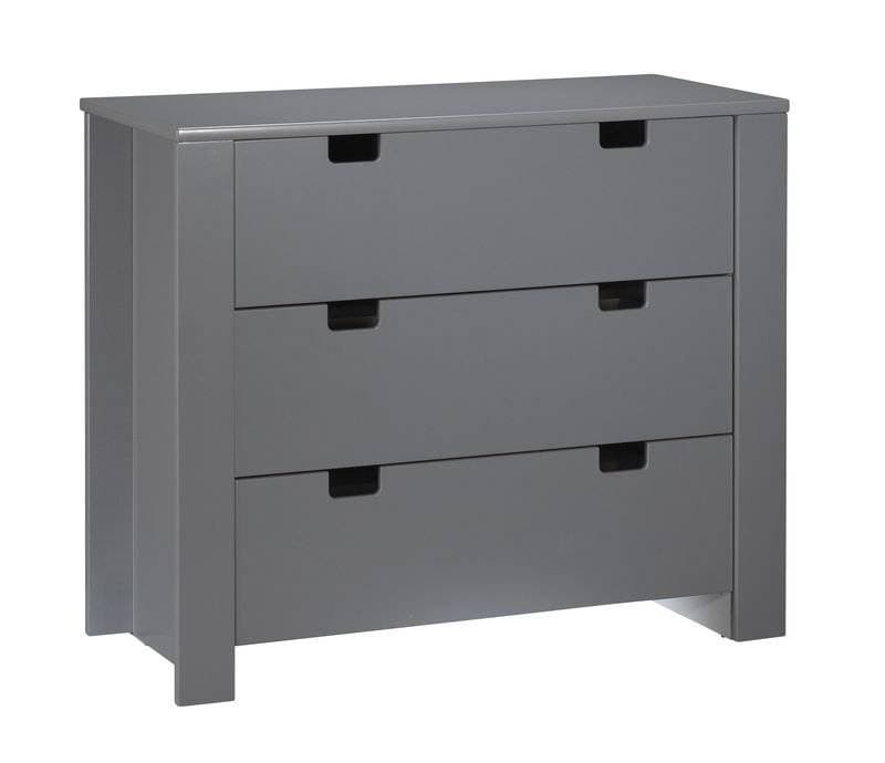 Commode 3 Tiroirs City Ardoise, city ardoise sauthon easy gris l 112 x h 94 x p 52