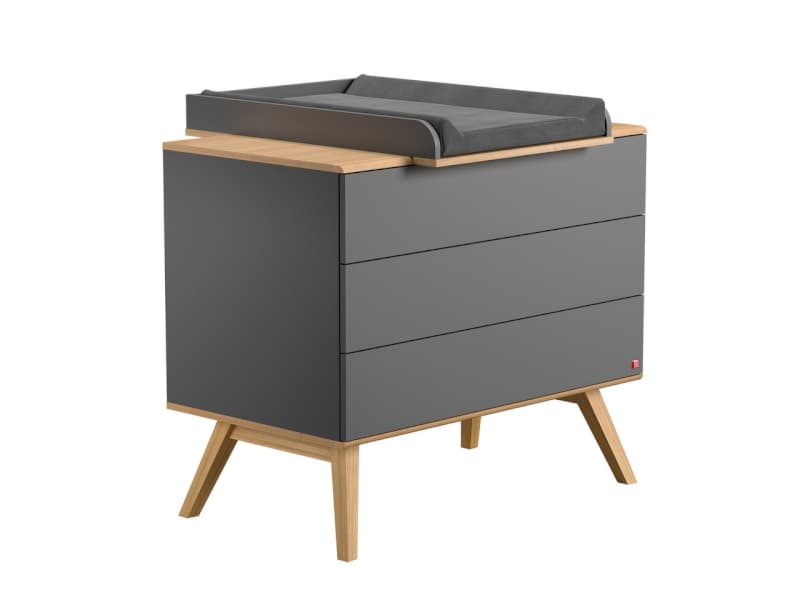 Commode Naturebaby Graphite Bois — vue 2 sur 3