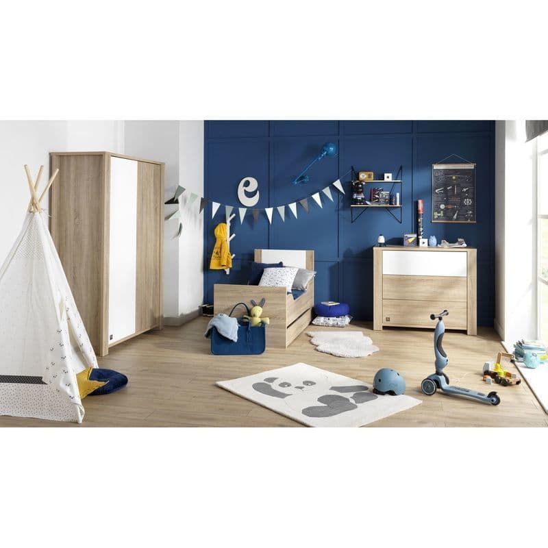 Little Big Bed 140 X 70 Blanc Bois Antonin, antonin meuble — vue 5 sur 5