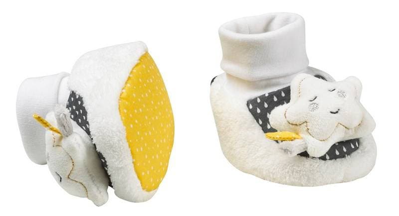 Chaussons Babyfan, babyfan sauthon baby deco blanc/gris 06 mois per