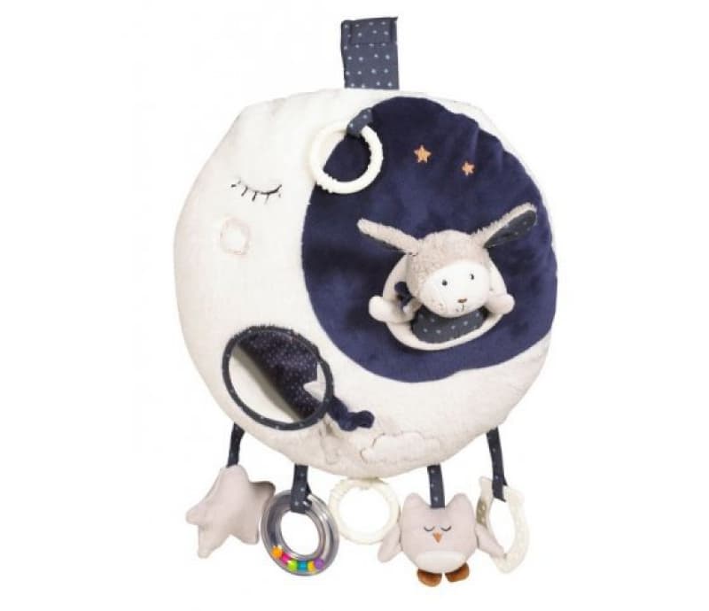 Led Musical Merlin, merlin sauthon baby deco bleu/blanc diametre : 33