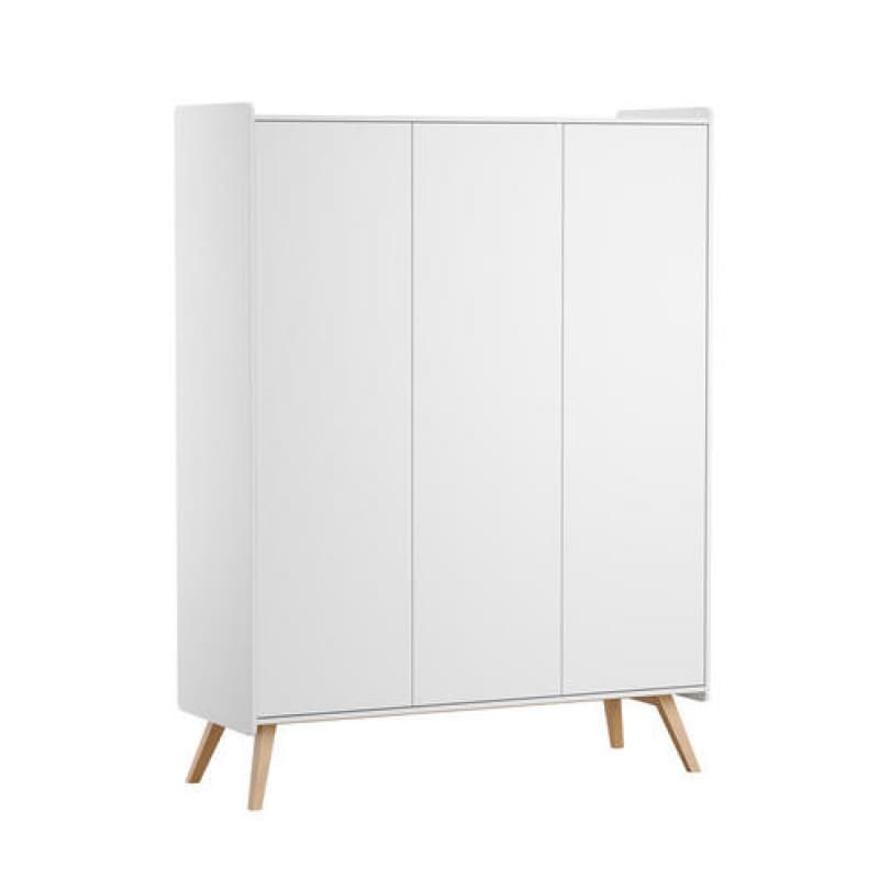 Armoire 3 Portes, blanc/chene vintage vox 07-24