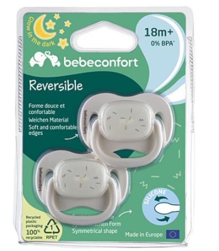 Sucette Reversible Sand Silicone 18+, bebeconfort