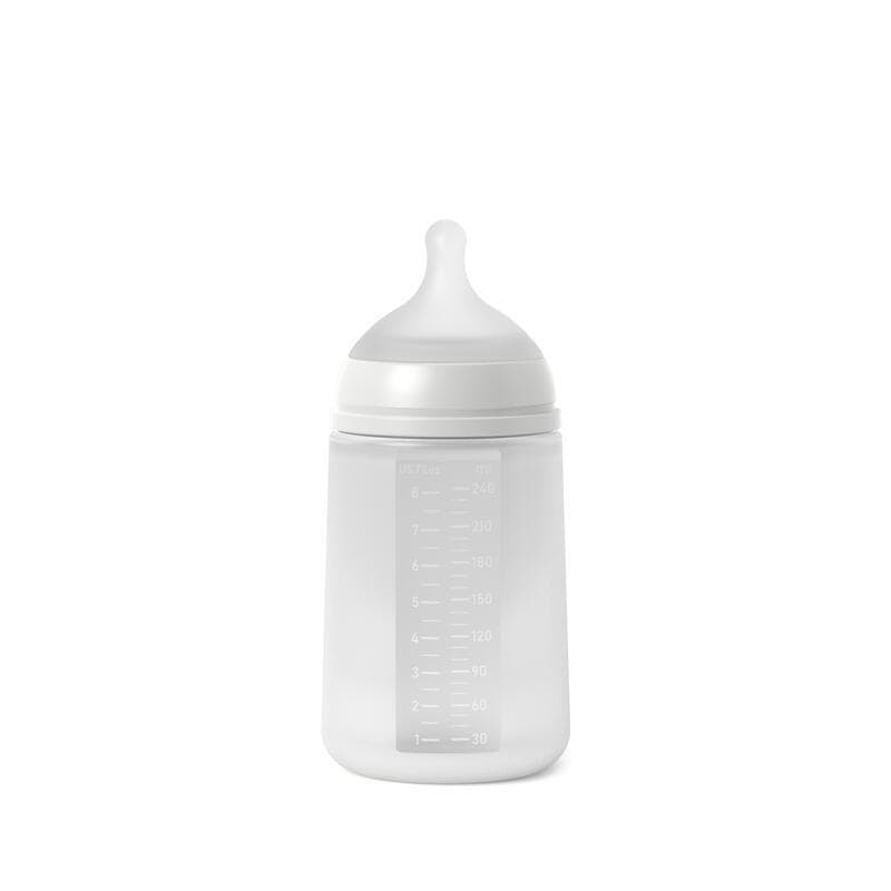 Biberon Silicone 240ml Blanc, suavinex 2024 — vue 1 sur 5