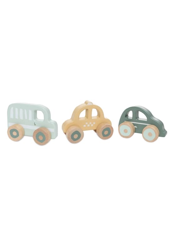 Voitures en Bois 3 Unites, multicolor on the go jollein e-25 — vue 1 sur 4