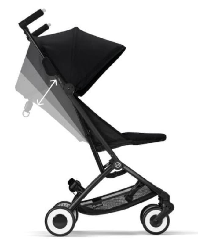 Poussette Libelle - Moon Black | Cybex, cybex gold cybex noir 71 x 52 x 102 cm — vue 4 sur 4
