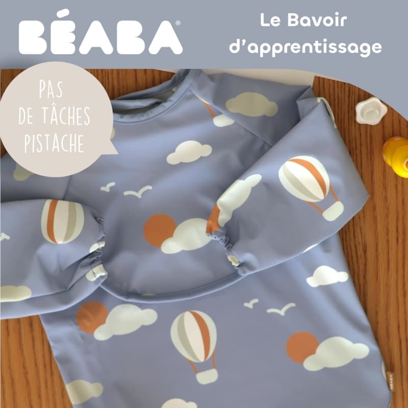 Bavoir Manches 2 en 1, aventure beaba 26/05 — vue 2 sur 7