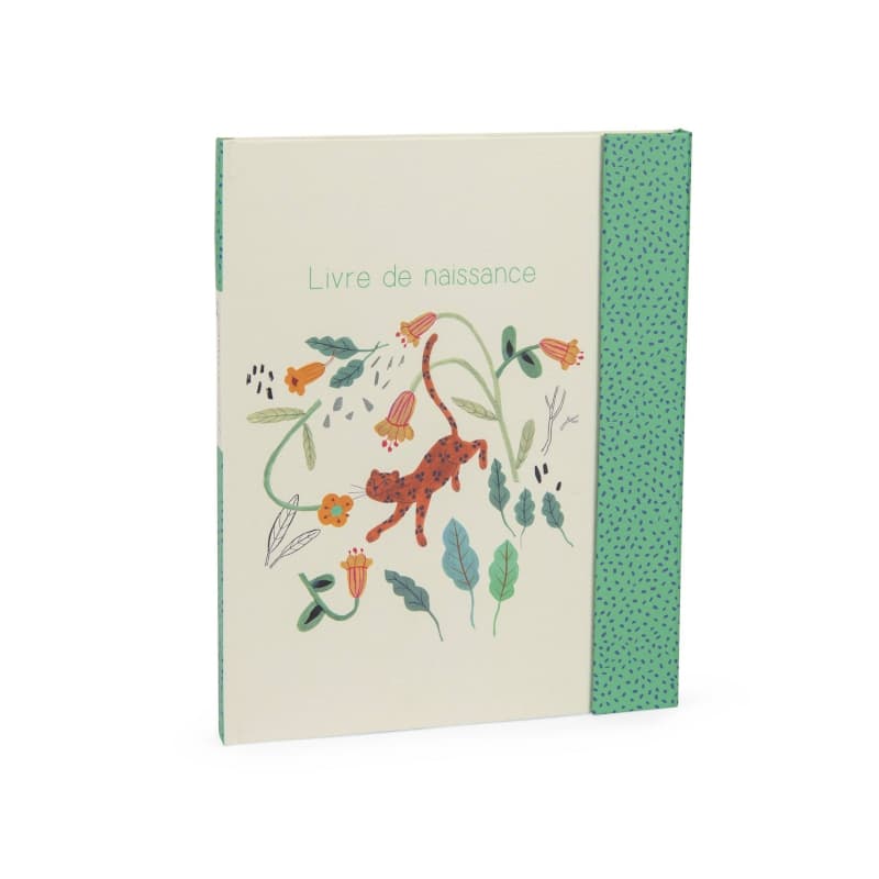 Livre de Naissance, creme vert jaune la foret mawa moulin roty 26/01 — vue 2 sur 6