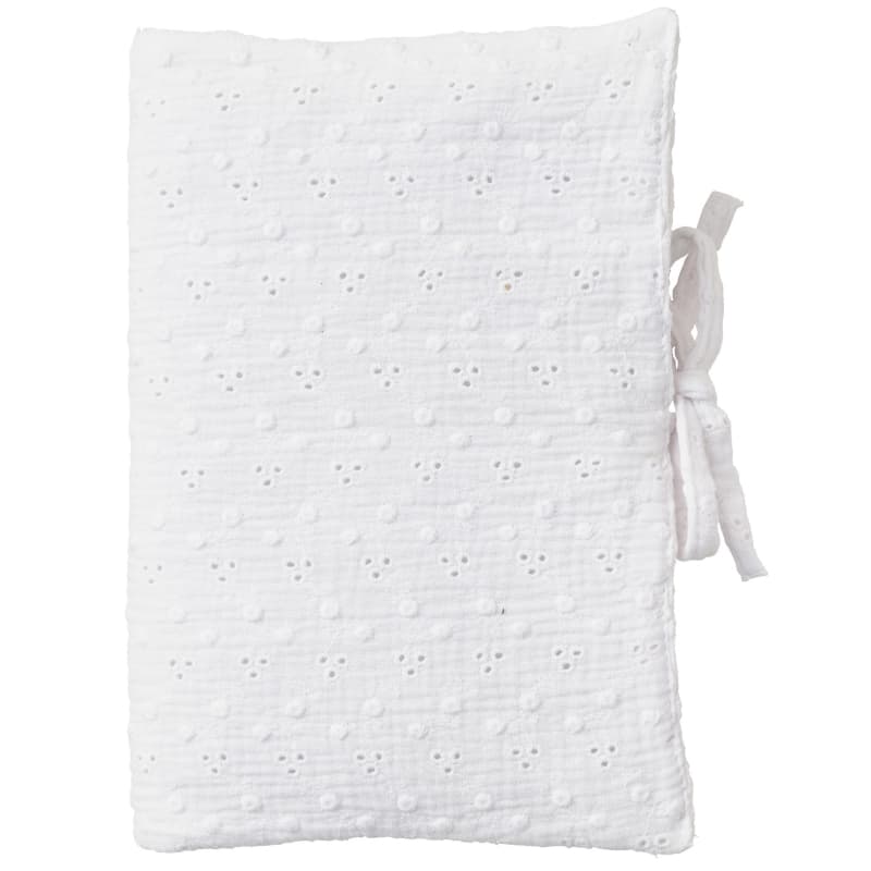Protege-carnet Sante Broderie Anglaise, vintage chic bb&co 03-24 — vue 1 sur 3