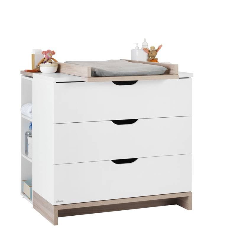 Lilo Plan a Langer, laquee blanc mat / sous bassement imitation cedre — vue 1 sur 2