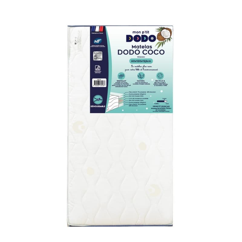 Matelas Dodococo, blanc mon ptit dodo 24/11 — vue 3 sur 5
