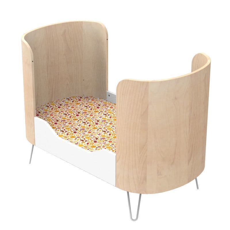 Little Big Bed Pied Fil Blanc Galopin, galopin sauthon original 144 x 97 x 75 — vue 1 sur 4