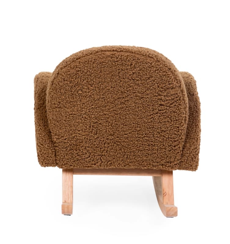 Chaise a Bascule Enfants Teddy, beige childhome — vue 3 sur 4