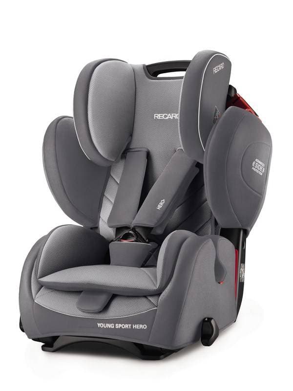 Siege Auto Young Sport Hero, 9-36 kg aluminium grey recaro 2019 groupe 123 9