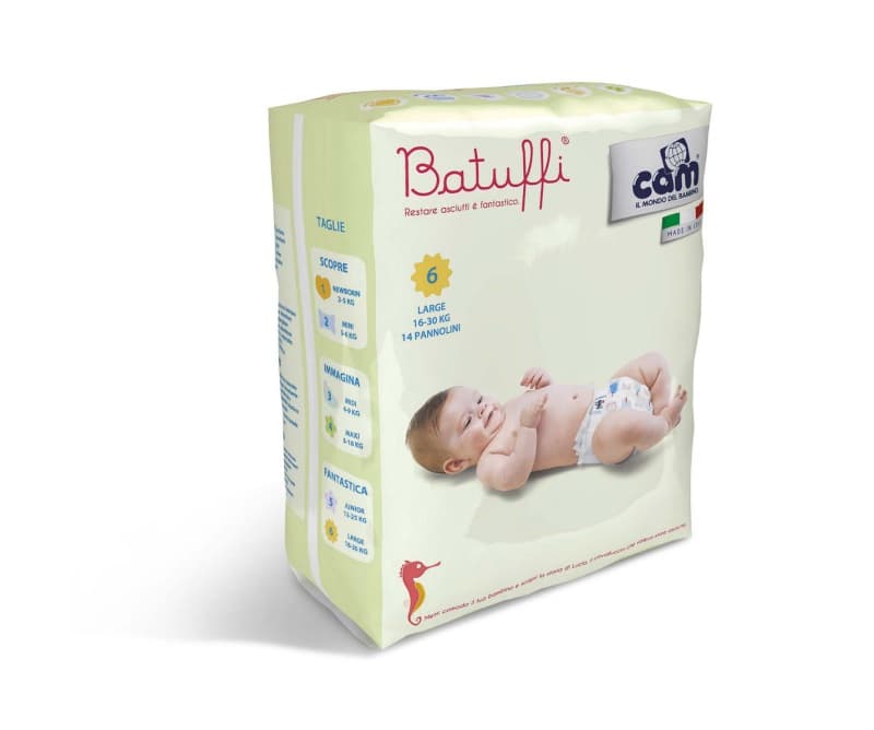 Batuffi Couches (16-30kg), 2019 blanc