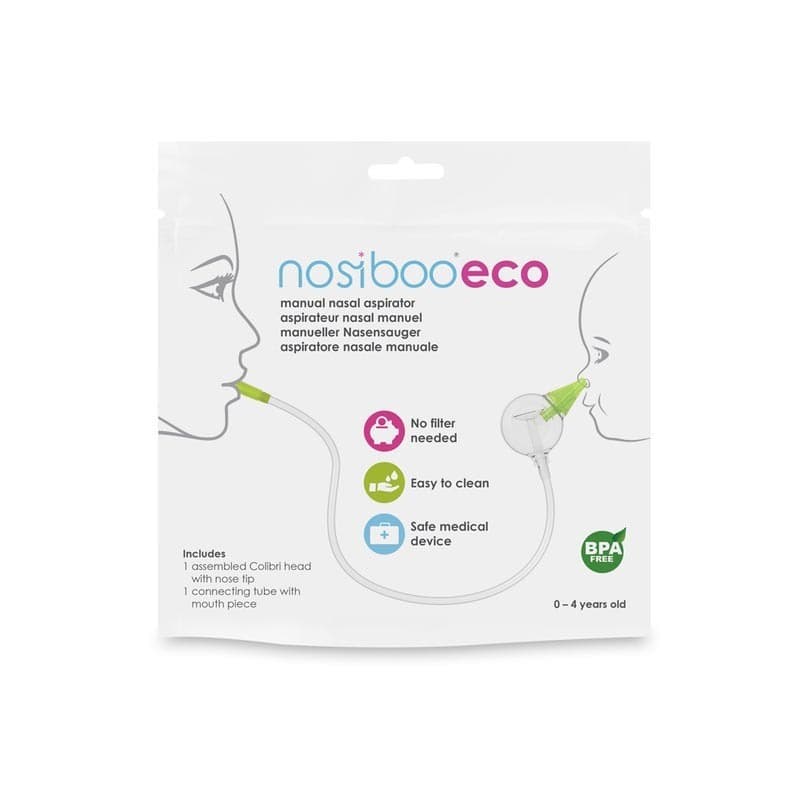Nosiboo Eco Aspirateur Nasal Manuel, nosiboo vert