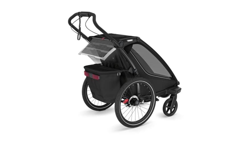 Chariot Sport 1 G3, black active with kids thule — vue 4 sur 5