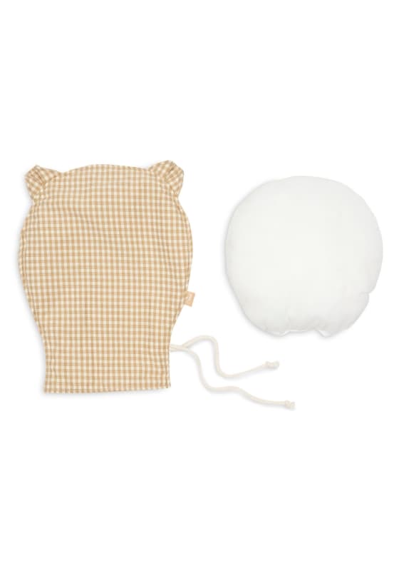 Ballon Check Ivory Biscuit, ivory biscuit teddy bear jollein — vue 6 sur 6