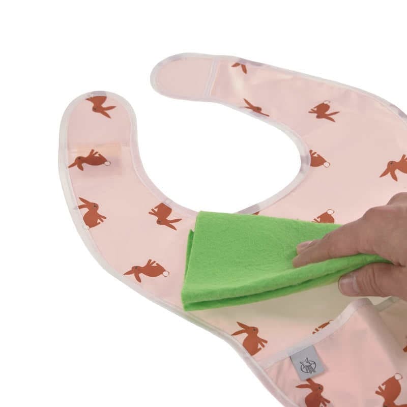 Lot de 2 Bavoirs avec Poche Lapin, little forest 6-24 mois — vue 3 sur 4