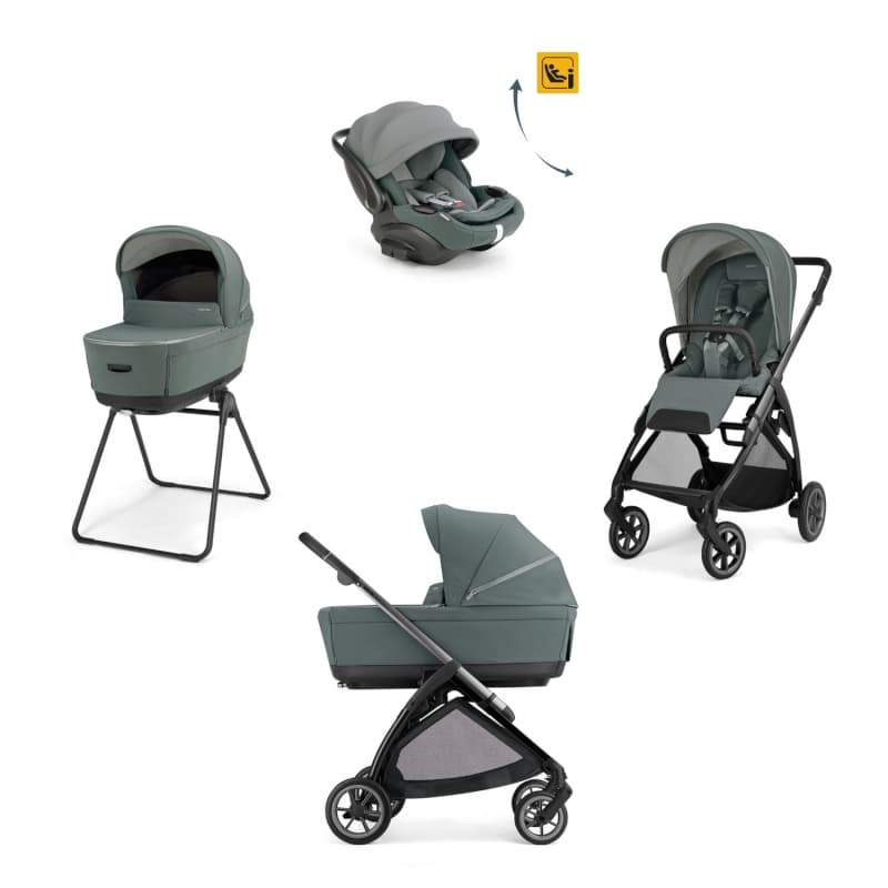 System Quattro Darwin Recline Electa, studio grey iron inglesina 2026 — vue 1 sur 10
