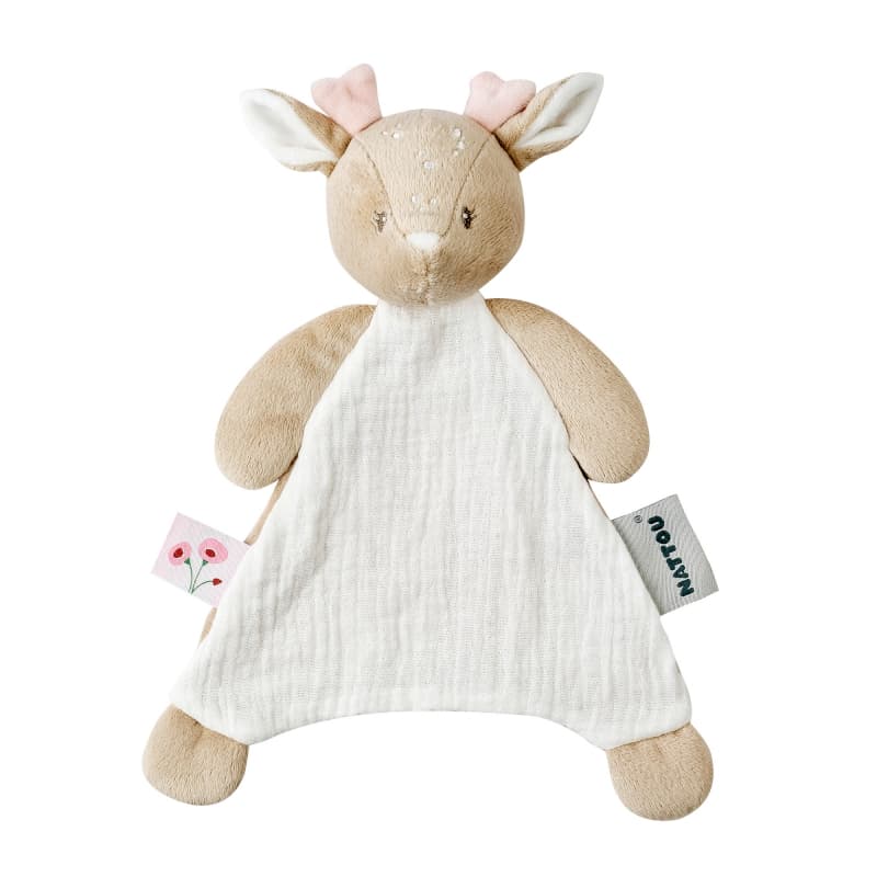 Mini Doudou Biche, blanc fanfan nattou 25/07 — vue 3 sur 3